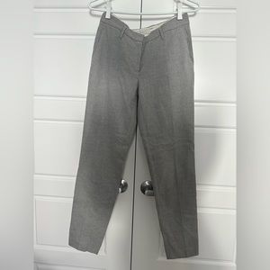 Wool straight leg dress pants